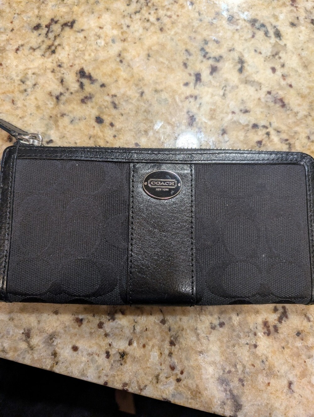 Coach Black Signature Wallet